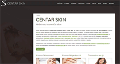 Desktop Screenshot of centar-skin.hr